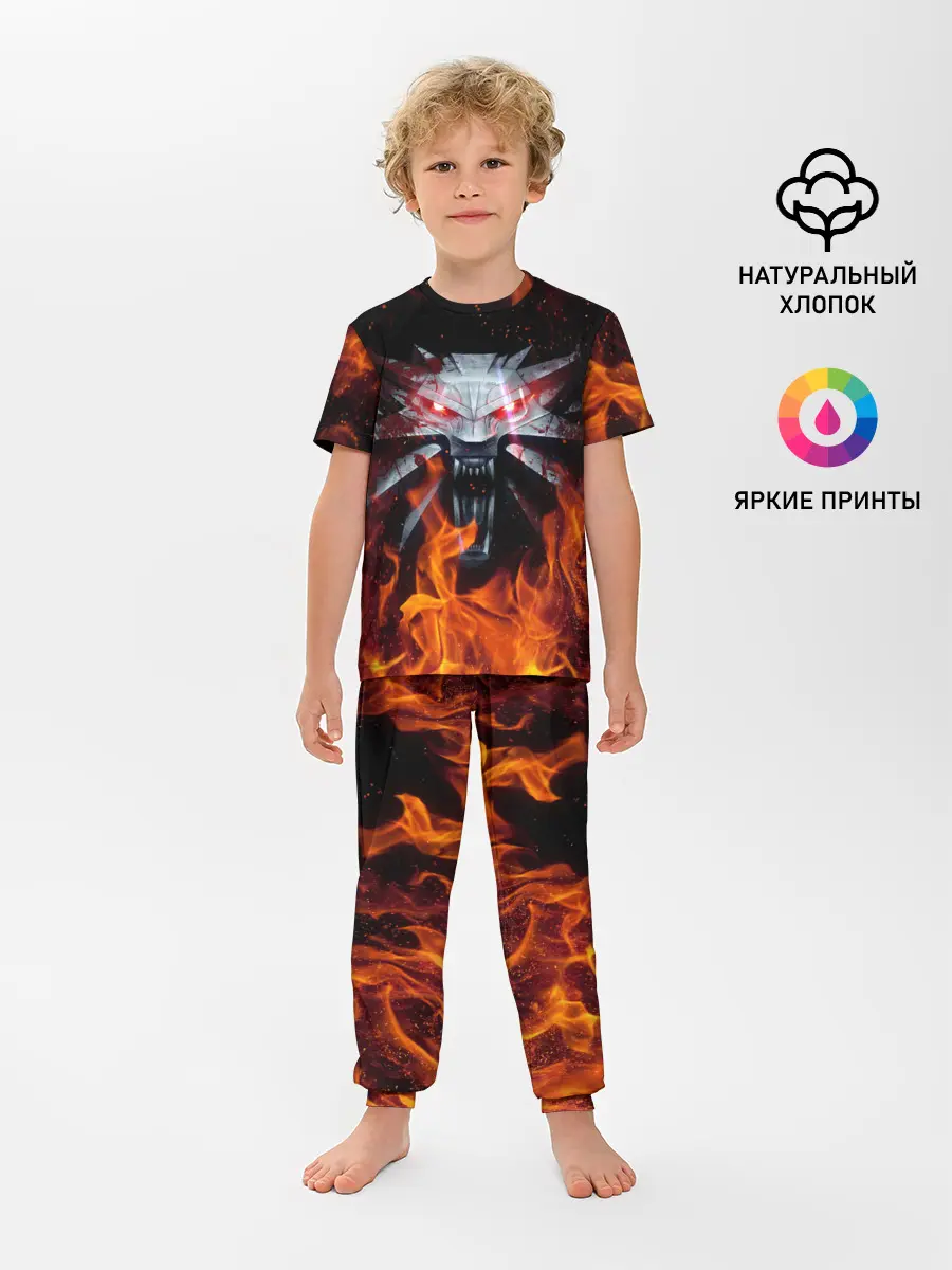 Детская пижама с брюками / ВЕДЬМАК