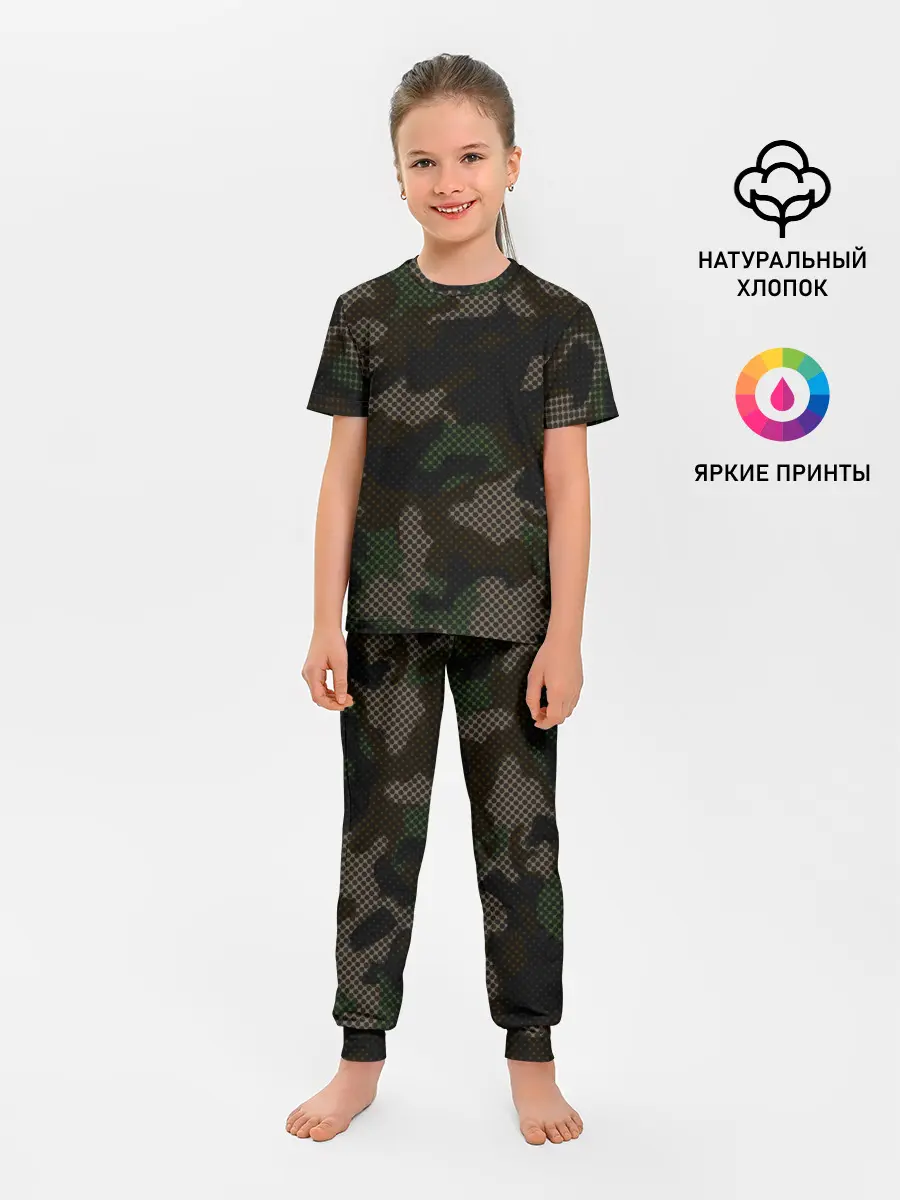 Детская пижама с брюками / КАМУФЛЯЖ