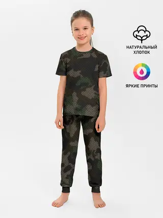 Детская пижама с брюками / КАМУФЛЯЖ