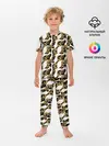 Детская пижама с брюками / Волновая вьюга