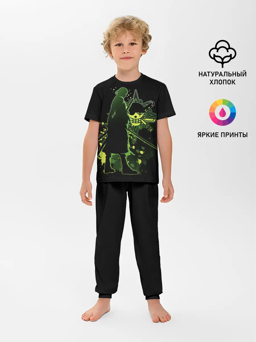 Детская пижама с брюками / меч One Piece