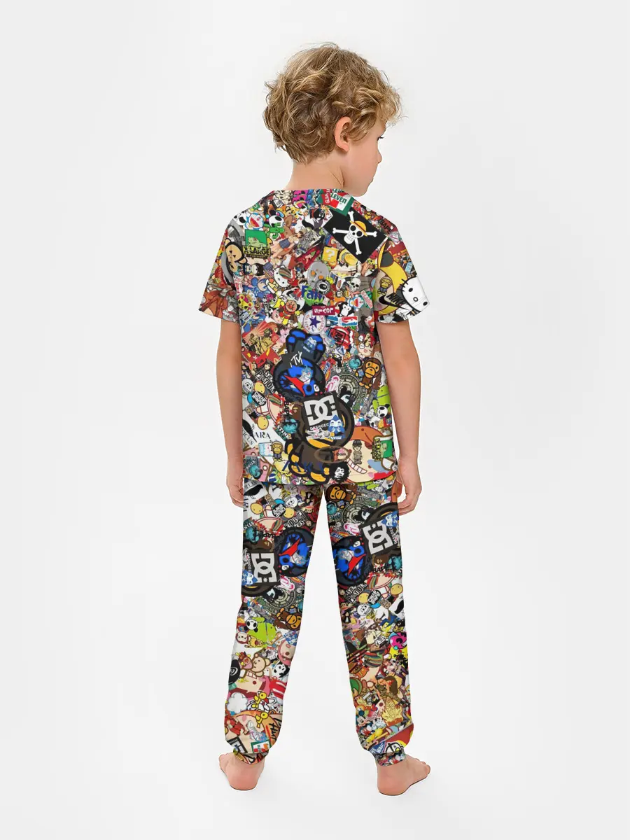 Детская пижама с брюками / Стикеры