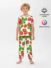 Детская пижама с брюками / Клубника