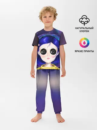 Детская пижама с брюками / Coraline