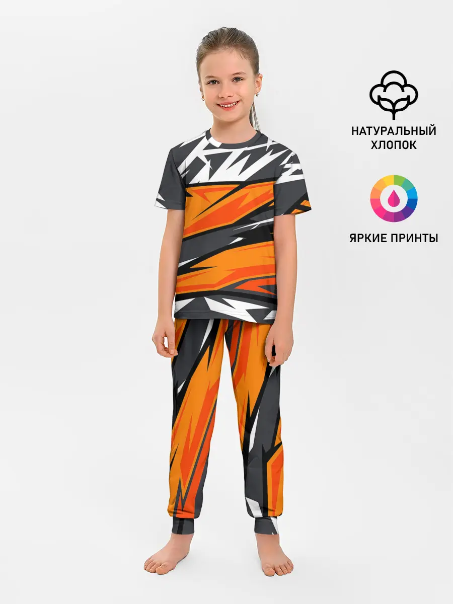 Детская пижама с брюками / corner camouflage