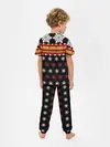 Детская пижама с брюками / Праздничный Face