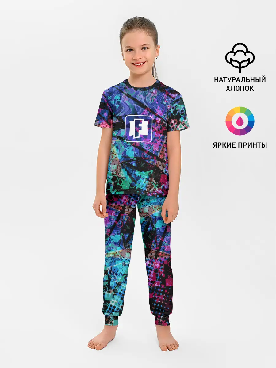 Детская пижама с брюками / Fortnite