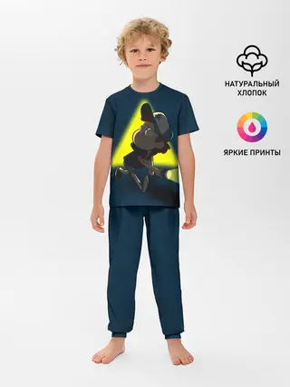 Детская пижама с брюками / Dipper and yellow triangle