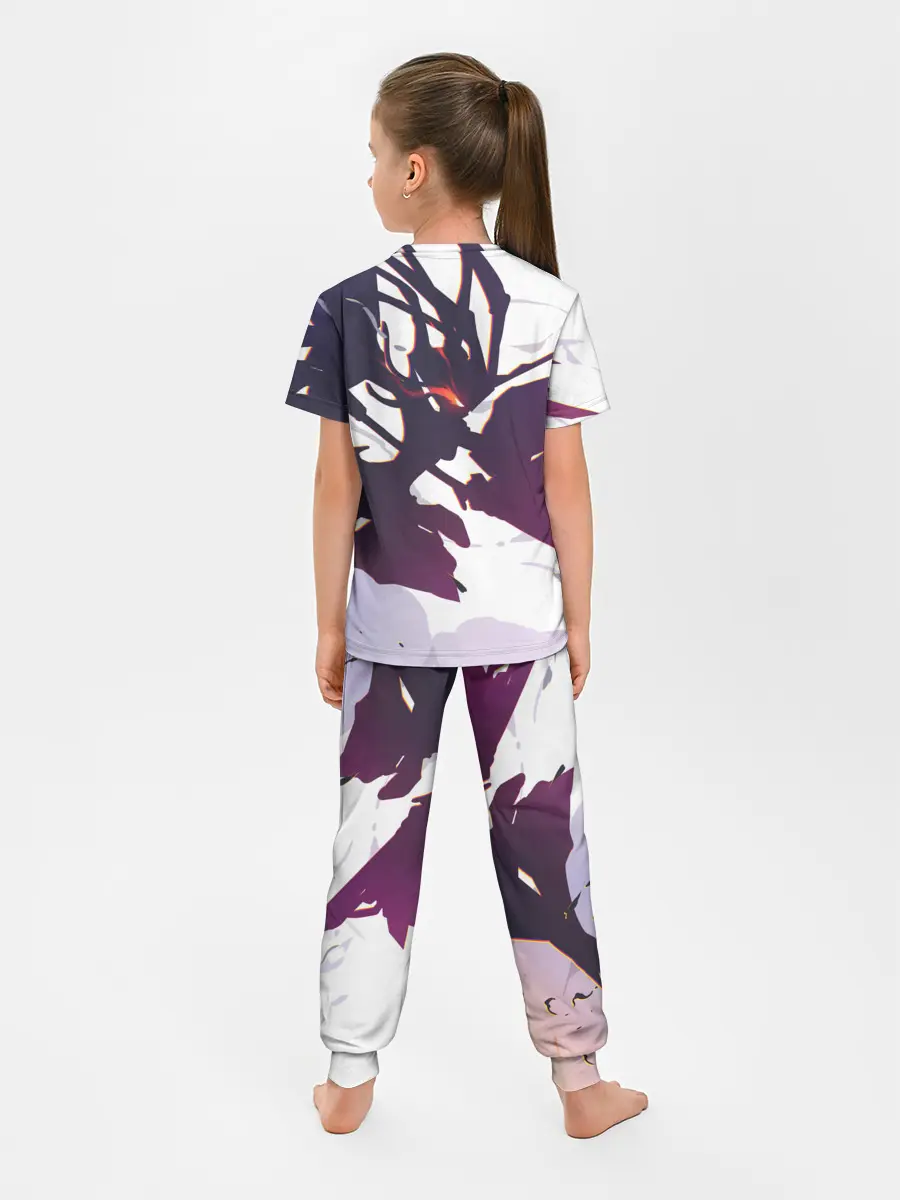 Детская пижама с брюками / милый во франксе абстракция