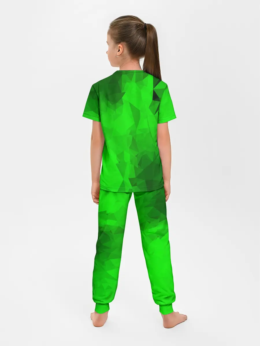 Детская пижама с брюками / GREEN