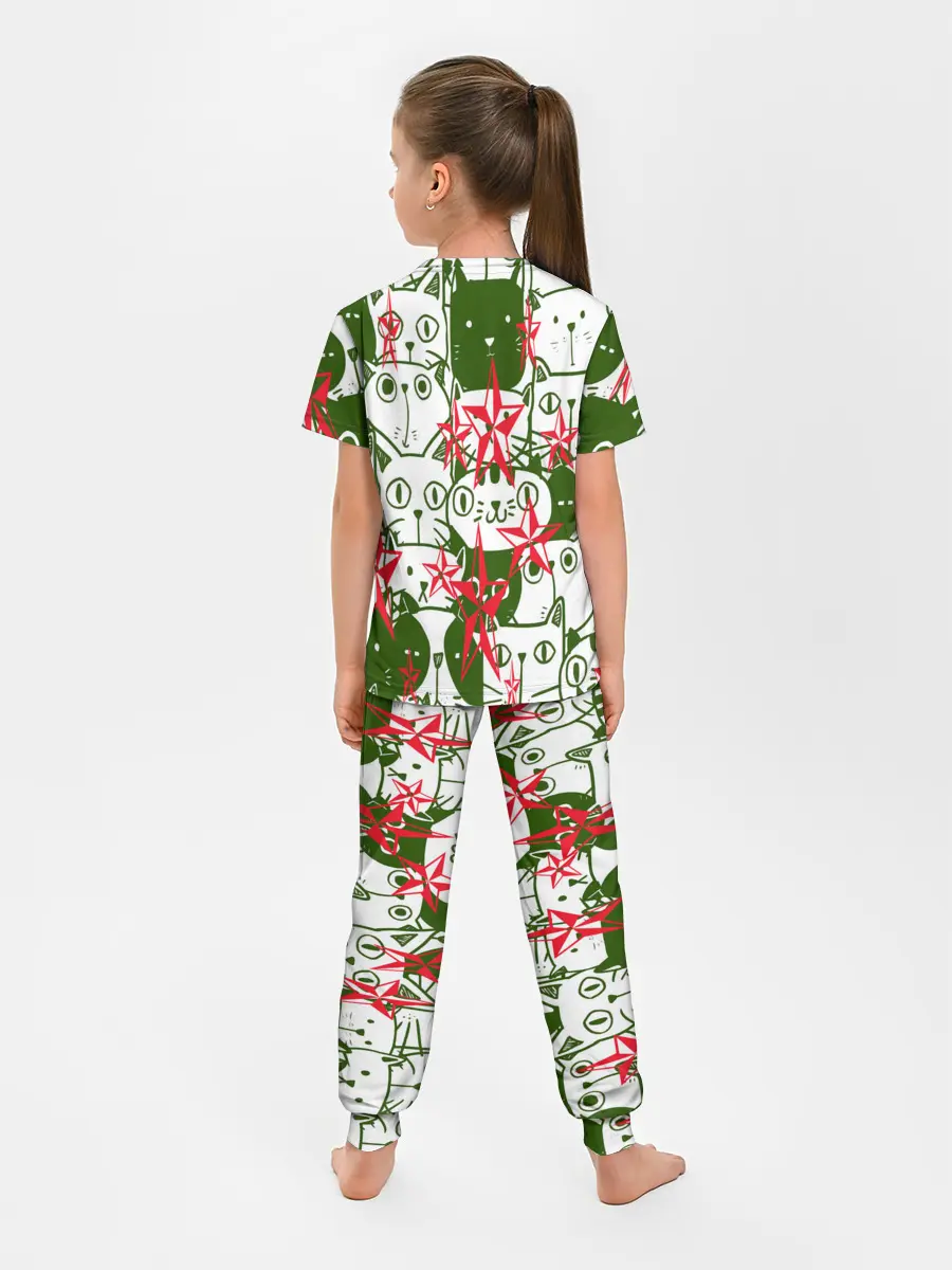 Детская пижама с брюками / КИСЫ