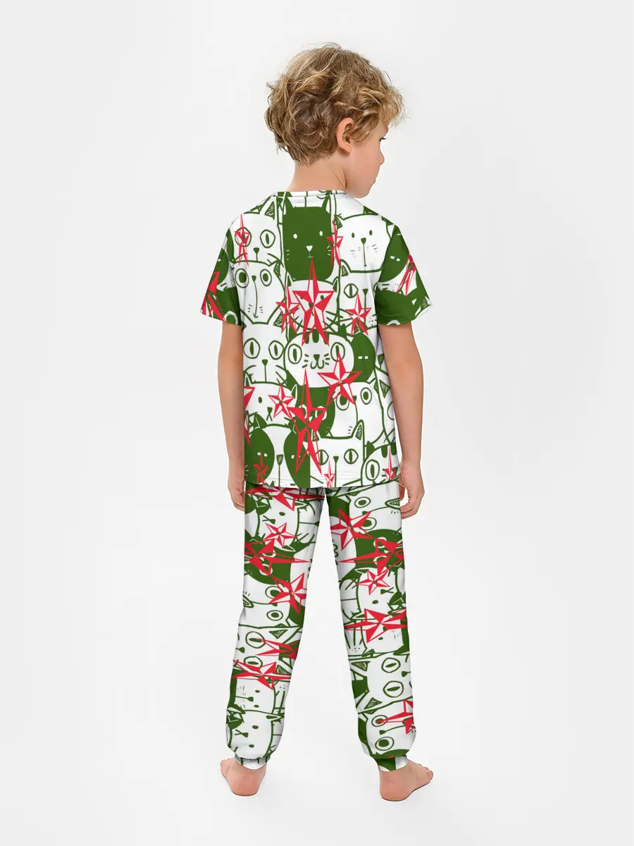 Детская пижама с брюками / КИСЫ