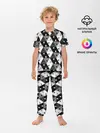 Детская пижама с брюками / Абстрактные кубики