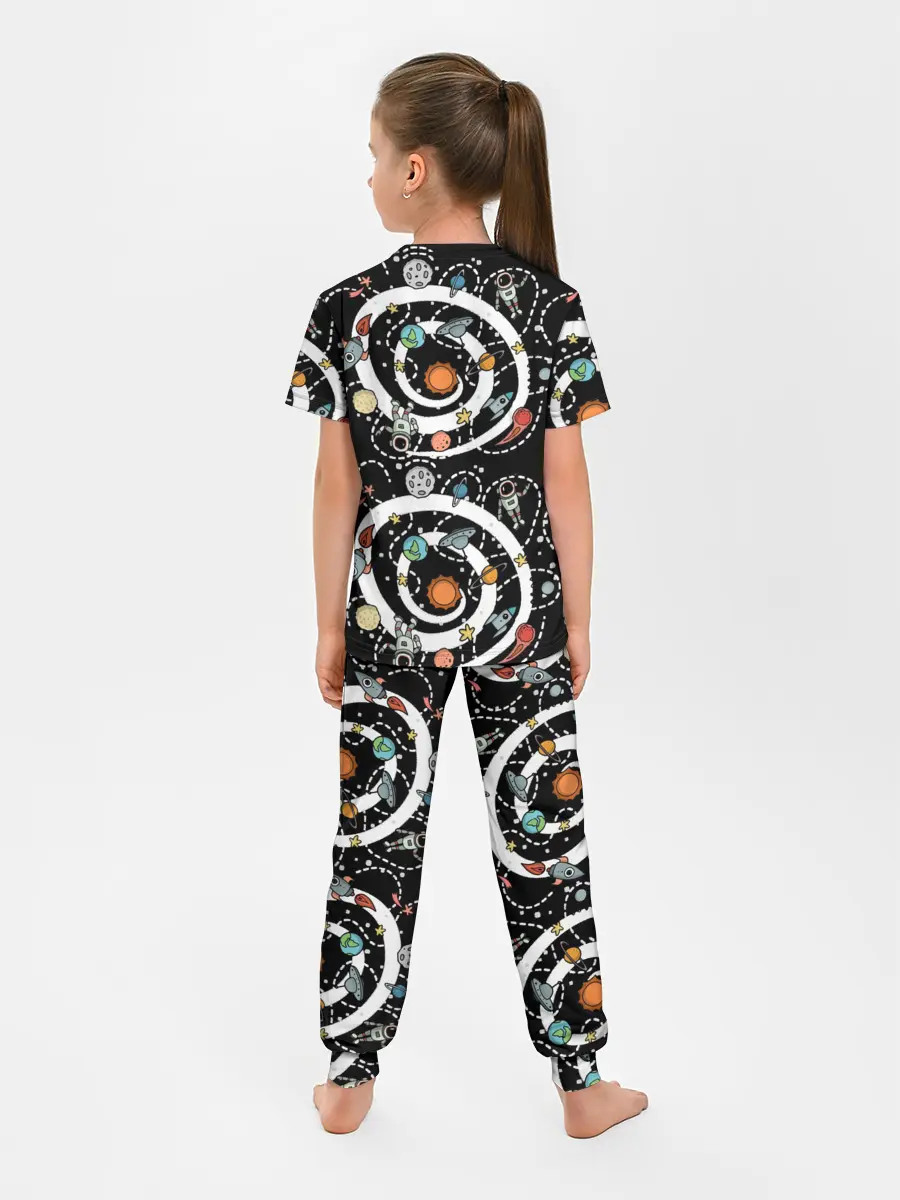 Детская пижама с брюками / Космический астронавт
