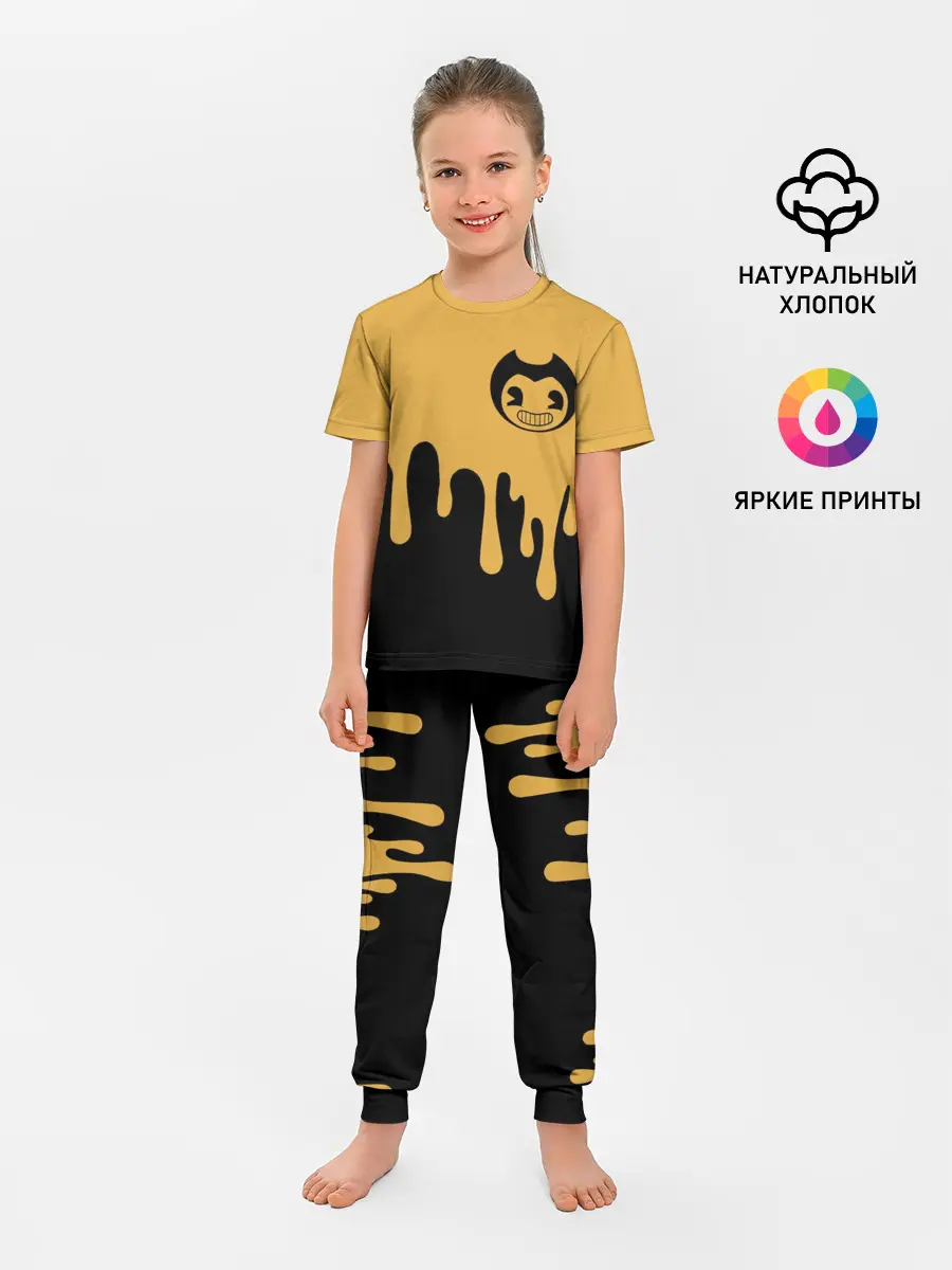 Детская пижама с брюками / Bendy And The Ink Machine