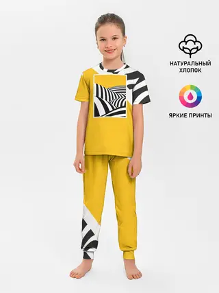 Детская пижама с брюками / Крути педали