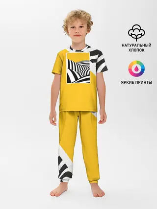 Детская пижама с брюками / Крути педали