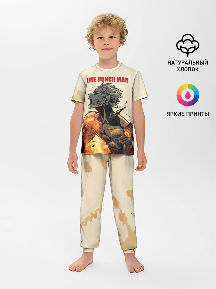 Детская пижама с брюками / Разрушение Геноса One Punch-Man