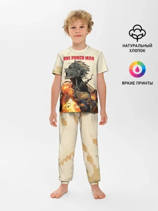 Детская пижама с брюками / Разрушение Геноса One Punch-Man