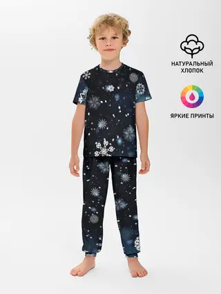 Детская пижама с брюками / А снег идёт