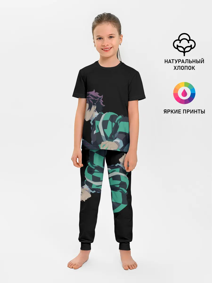 Детская пижама с брюками / Tanjirou Kamado