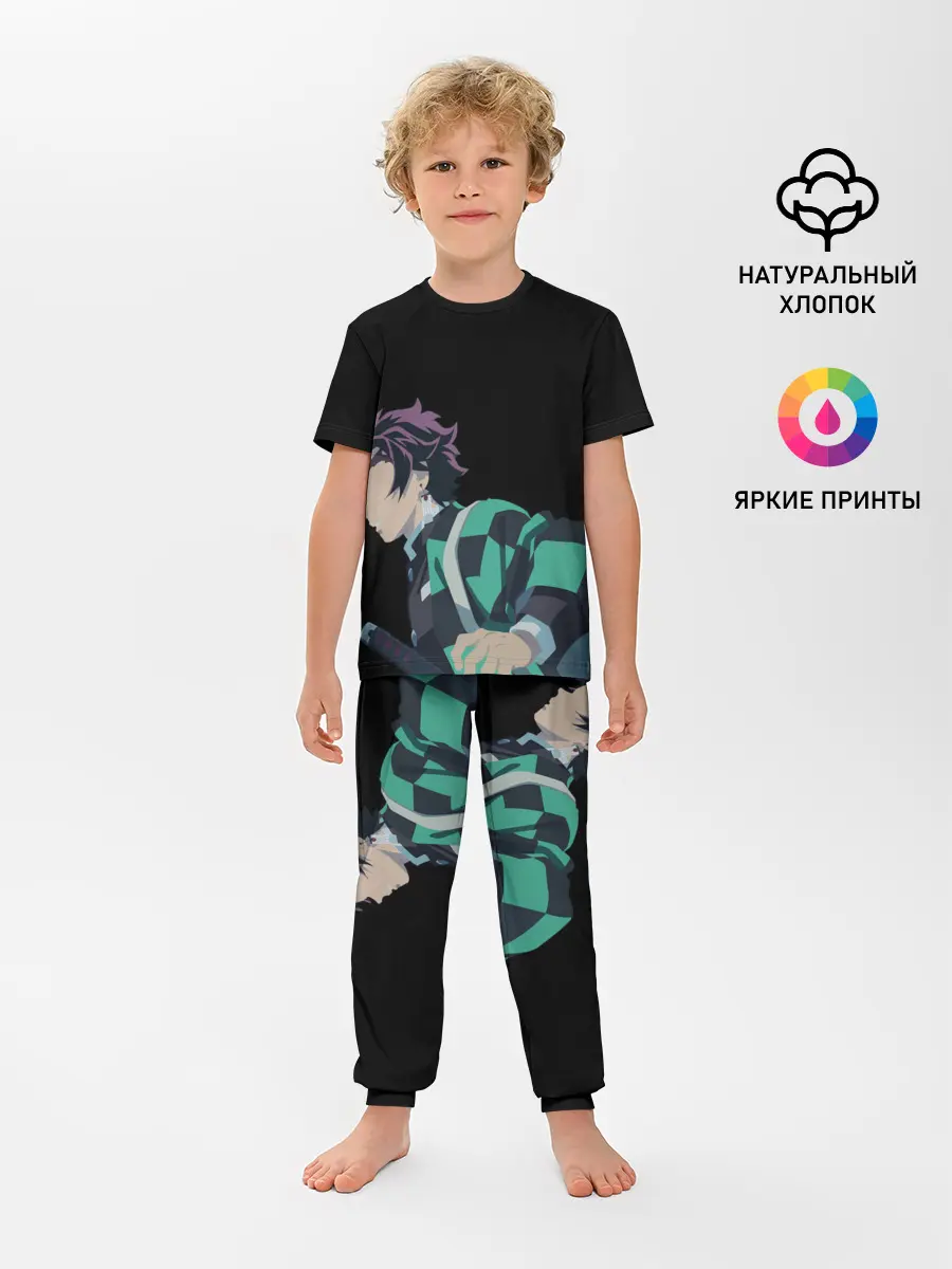 Детская пижама с брюками / Tanjirou Kamado