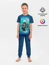 Детская пижама с брюками / Тандзиро Камадо с мечом