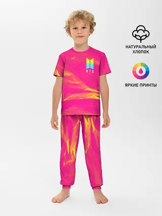 Детская пижама с брюками / BTS / БТС