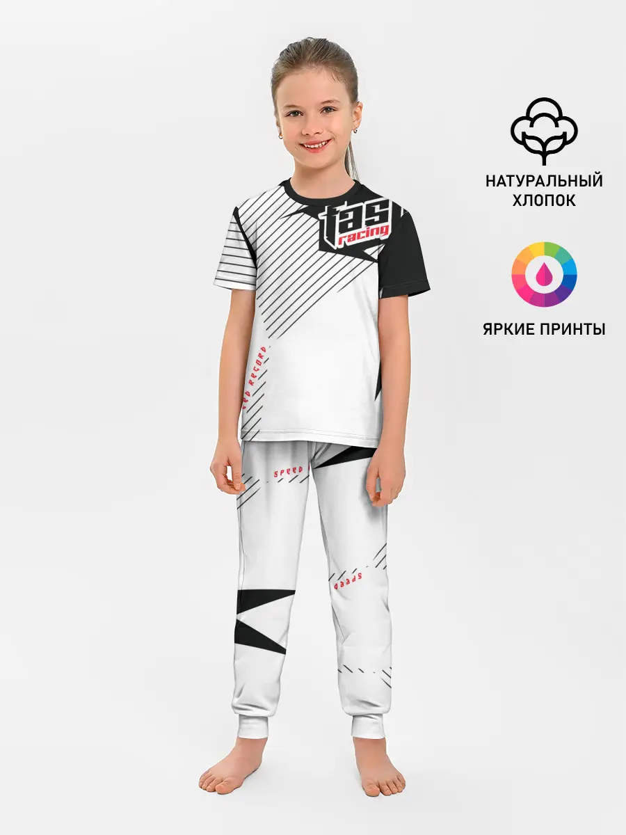 Детская пижама с брюками / Форма для мотокросса FOX