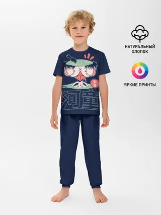 Детская пижама с брюками / Anime Kappa Demon Yokai