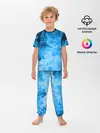 Детская пижама с брюками / ОГОНЬ BLUE
