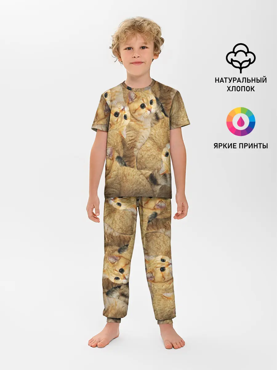 Детская пижама с брюками / КОТЯТУШКИ