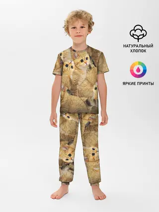 Детская пижама с брюками / КОТЯТУШКИ