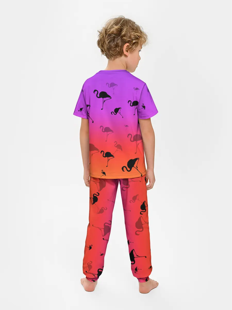Детская пижама с брюками / Фламинго