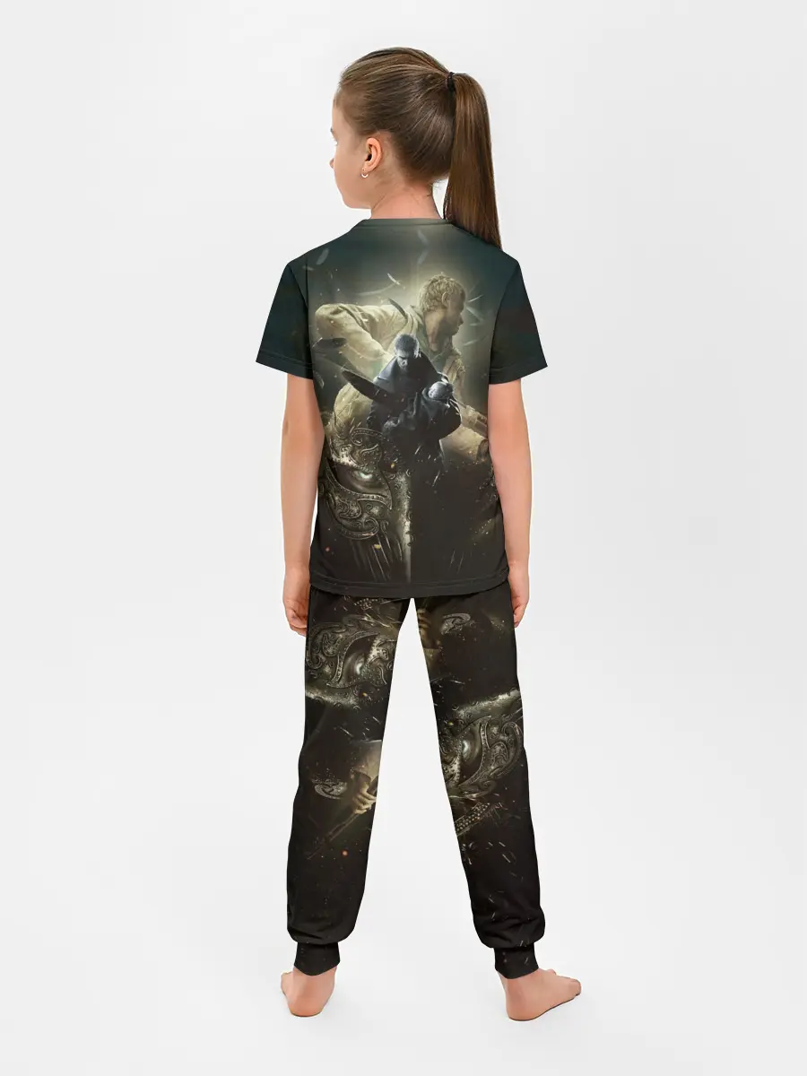 Детская пижама с брюками / Итан,Крис и деревня RE8