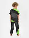 Детская пижама с брюками / Green / Black