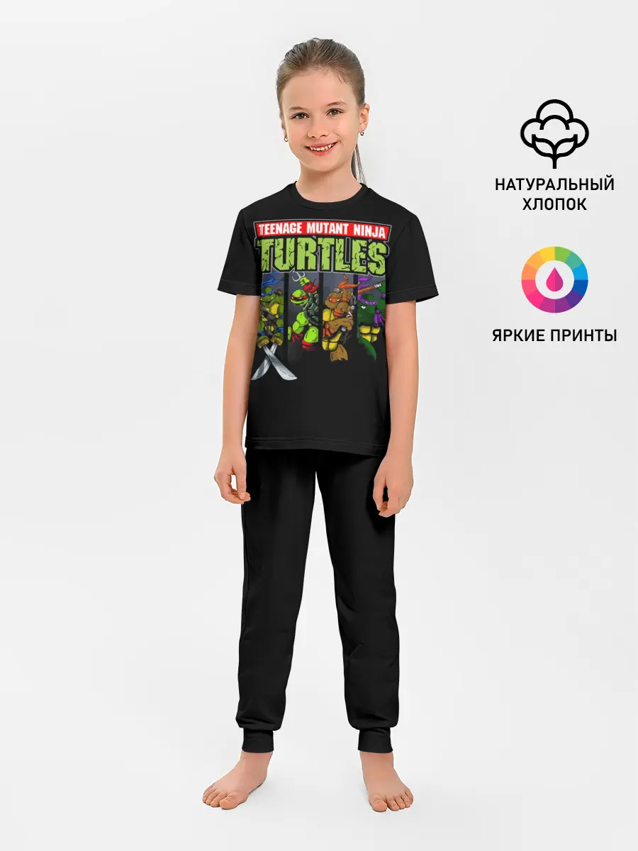 Детская пижама с брюками / Черепашки-ниндзя