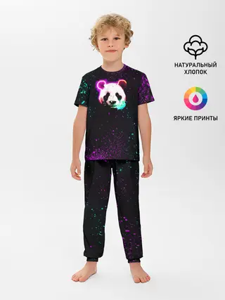 Детская пижама с брюками / Панда