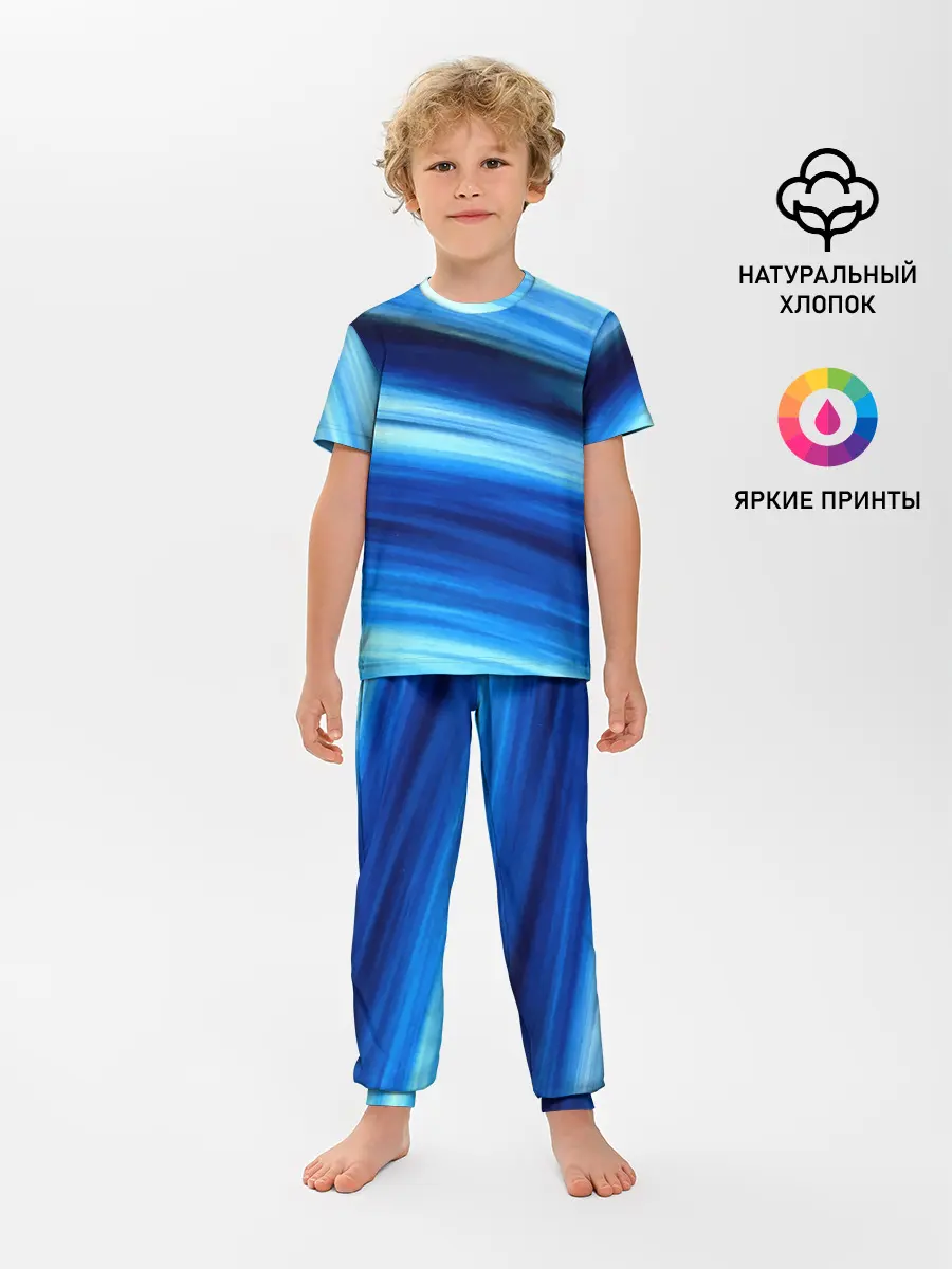 Детская пижама с брюками / Морской