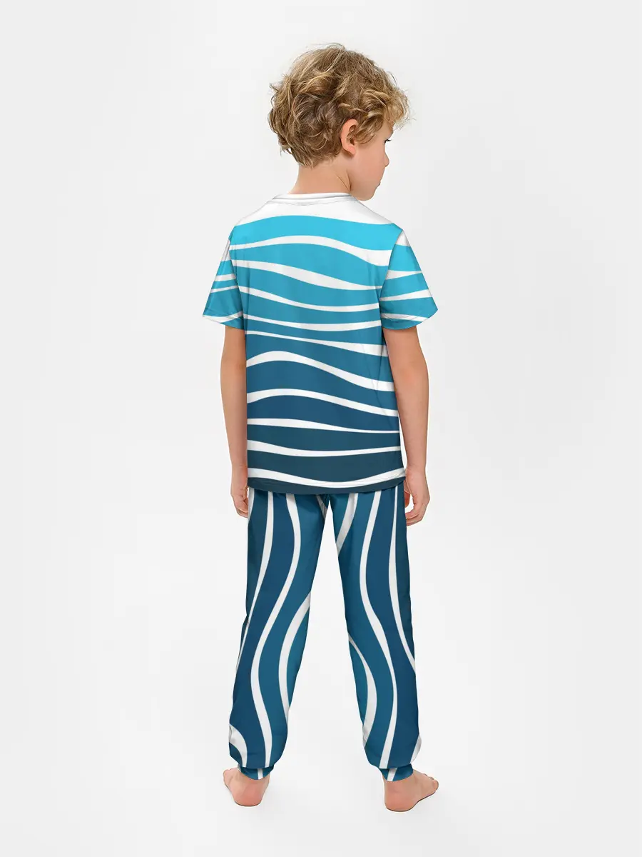 Детская пижама с брюками / Корабль