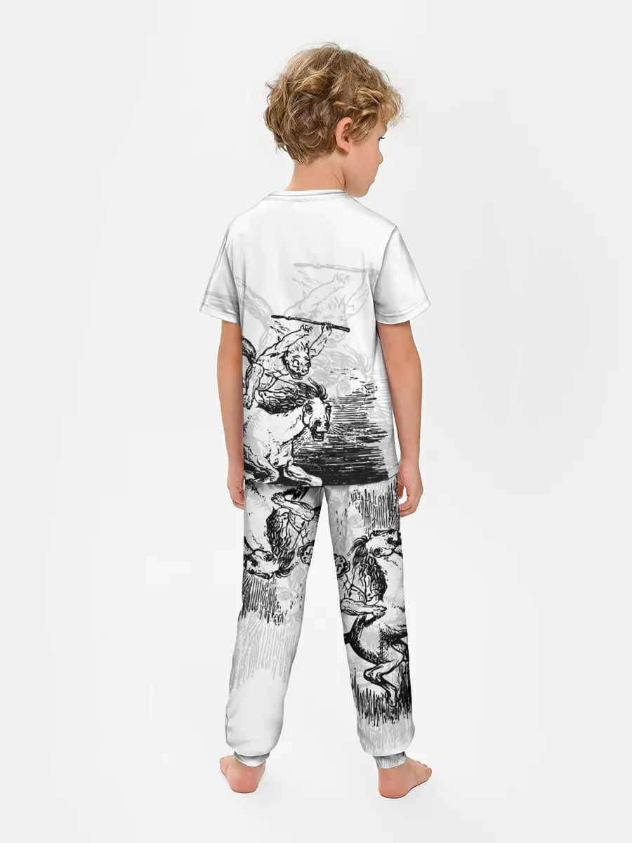 Детская пижама с брюками / A demon on a horse