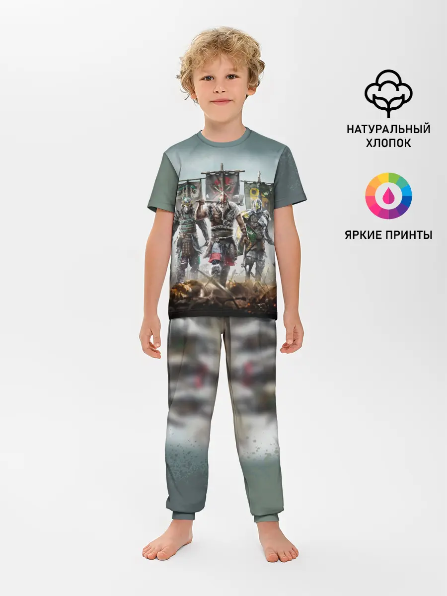 Детская пижама с брюками / For Honor