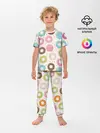Детская пижама с брюками / Пончики / Donuts