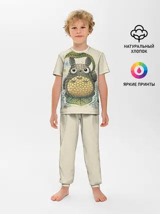 Детская пижама с брюками / My Neighbor Totoro заяц с чешуей