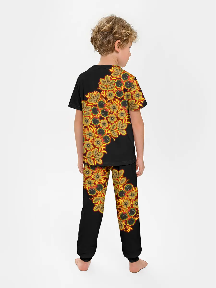 Детская пижама с брюками / Славянский орнамент