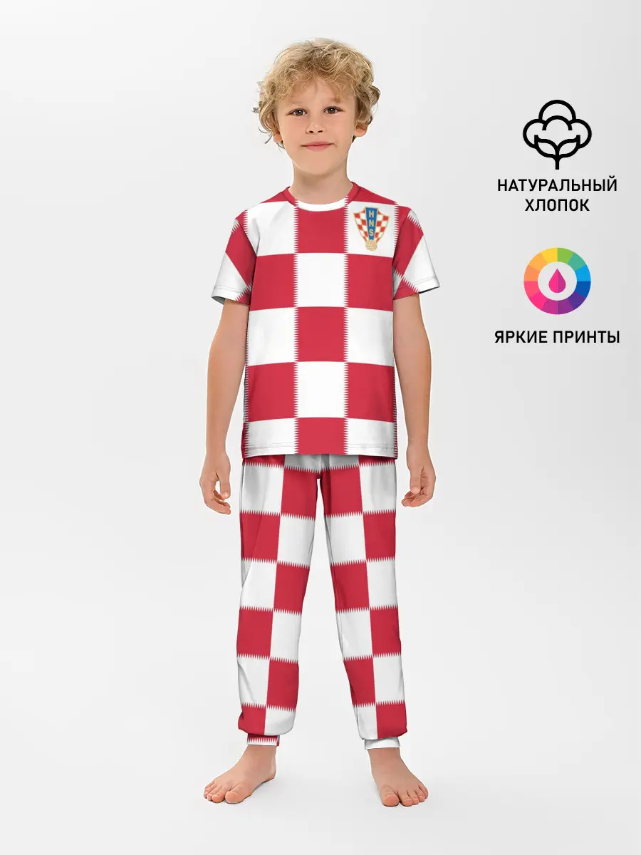 Детская пижама с брюками / Форма Хорватии