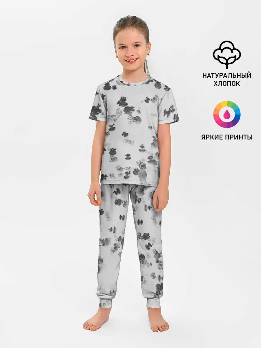 Детская пижама с брюками / Медузы