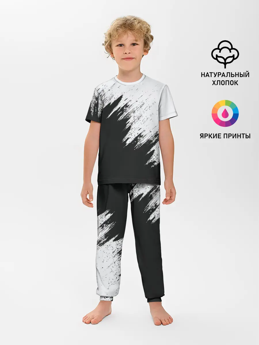 Детская пижама с брюками / Краска и ничего лишнего!