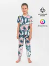 Детская пижама с брюками / Геометрия цветов