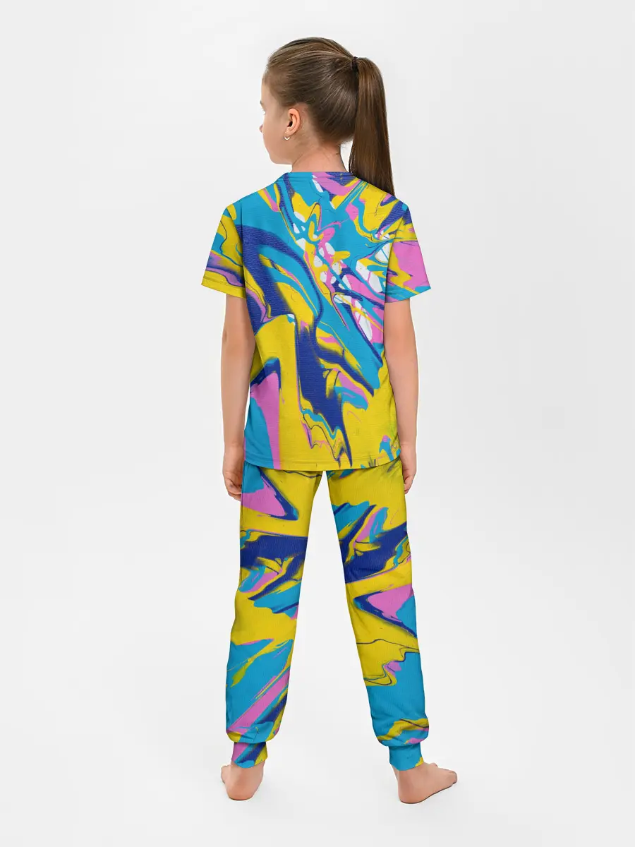 Детская пижама с брюками / Клякса